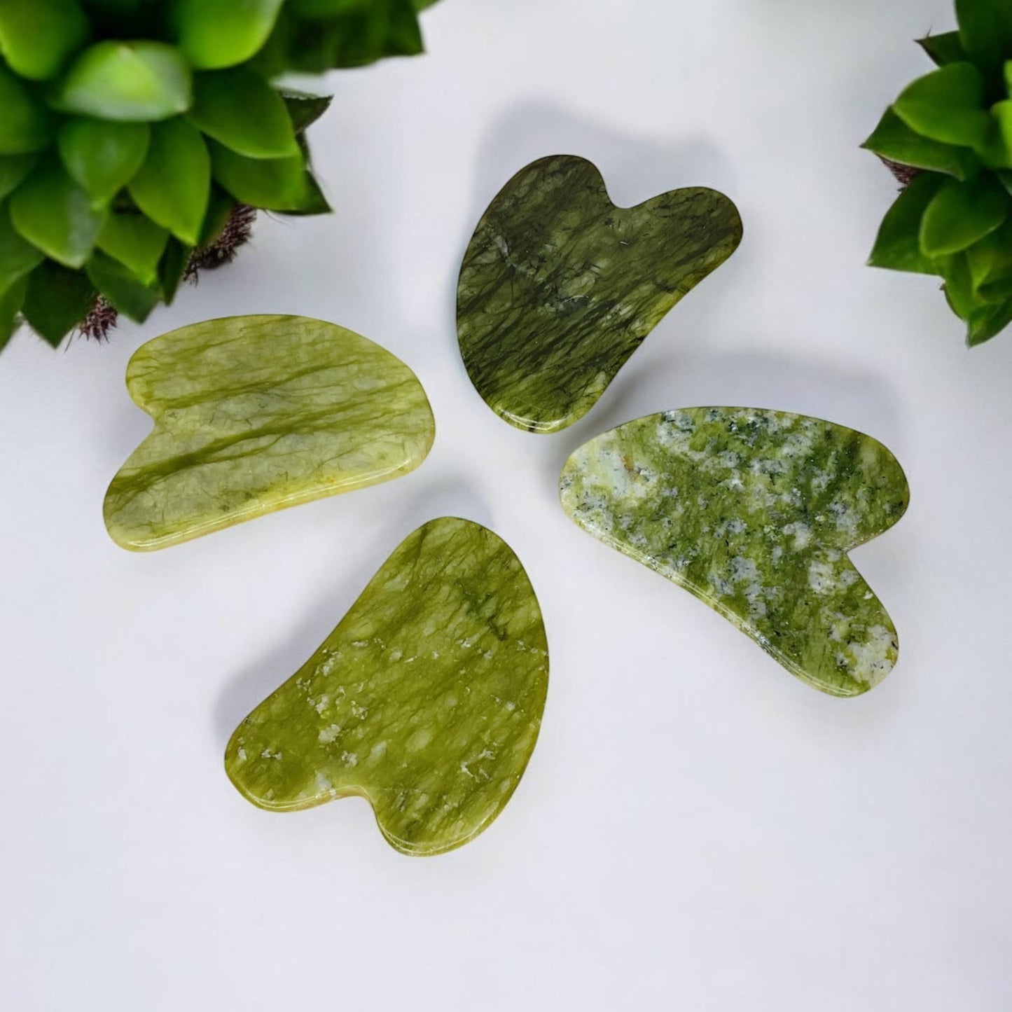 Gua Sha Facial Massage and Lymphatic Drainage Stone