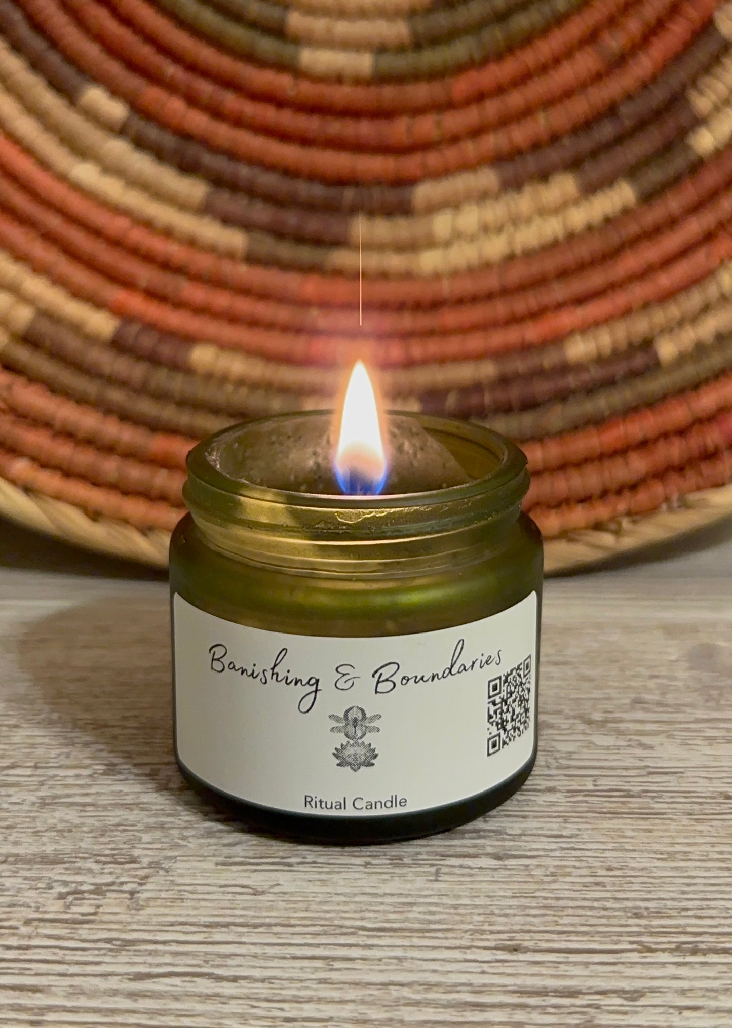 Banishing & Boundaries Ritual Candle - 2 oz
