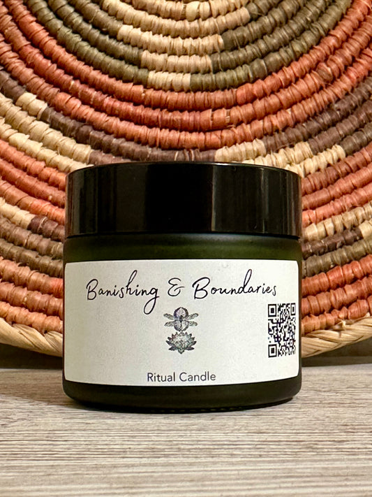 Banishing & Boundaries Ritual Candle - 2 oz