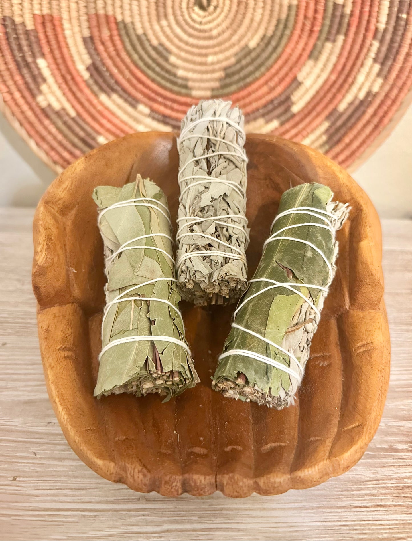Eucalyptus & White Sage Smudge Bundle - 4"