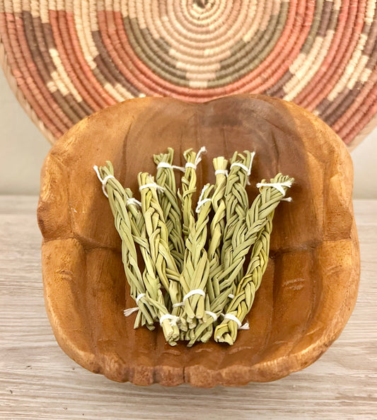 Sweetgrass Braids – 4” Mini Bundles