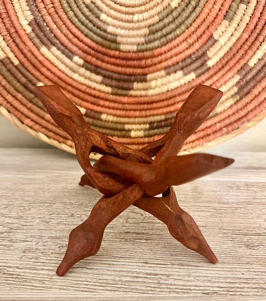 Collapsible Wooden Tripod Smudge Stand – 6”